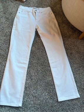 Levi's White Straight-Leg Women's Jeans